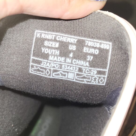 Bogs Youth K RNBT Cherry Love Pink Red Waterproof Pull-On Rubber Boots Size 4 - Picture 3 of 16